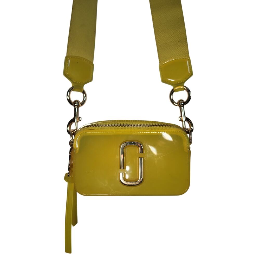 Marc Jacobs The Jelly Snapshot PVC Camera Crossbody Bag Yellow